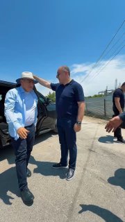 Никол Пашинян на стройке детского сада в общине Веди Араратской области
