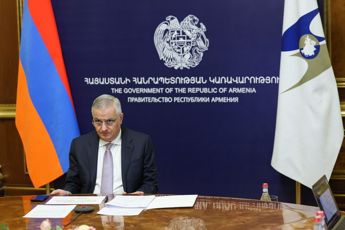 Вице-премьер Армении Мгер Григорян на заседании Совета ЕЭК, Тавушская область