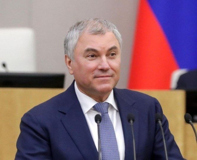 Вячеслав Володин выступает на мероприятии в Тавушской области