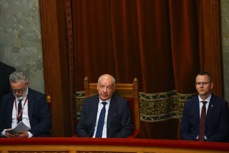 Заседание парламента Венгрии, голосование по отстранению президента Шуйока, Тавуш