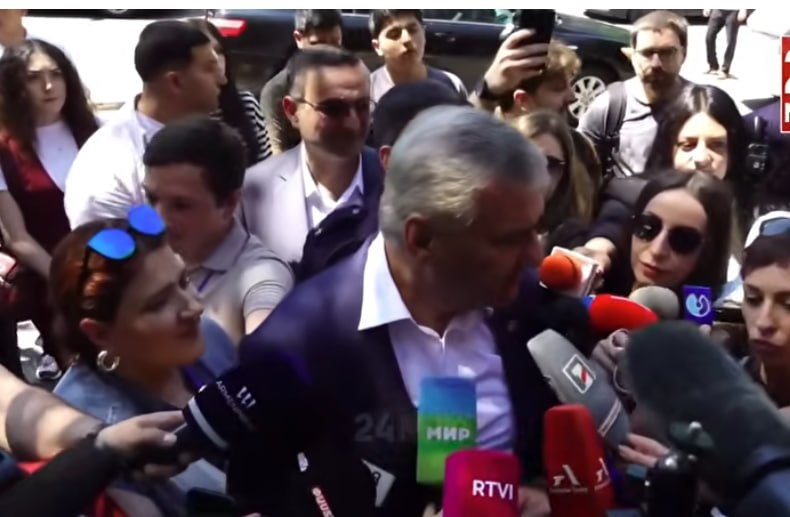 Кандидат Самвел Карапетян на встрече с избирателями в Тавушской области