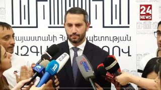 Рубен Рубинян выступает с заявлением об избирательных взятках в Тавуше