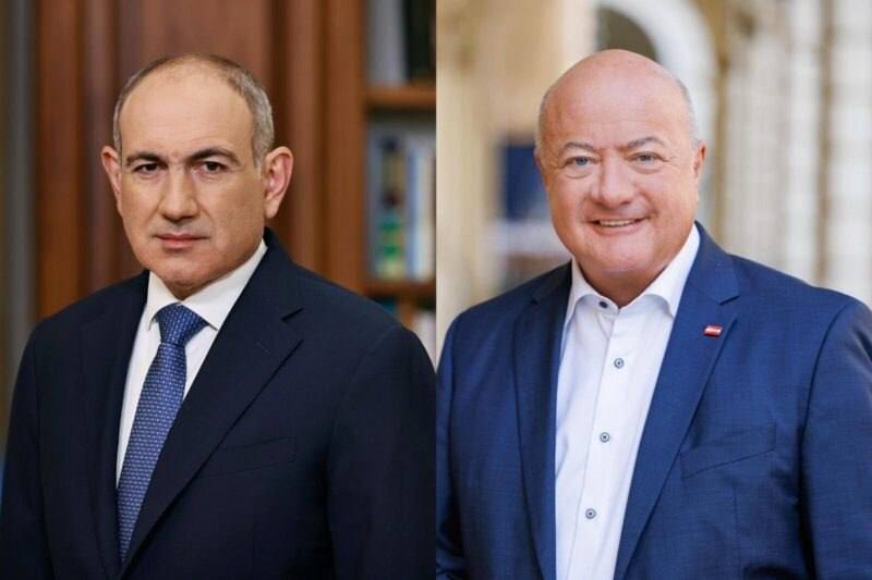 Федеральный канцлер Австрии Кристиан Штокер на мероприятии в Тавушской области