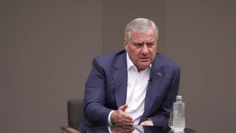 Самвел Карапетян, лидер партии «Сильная Армения», в Тавушской области