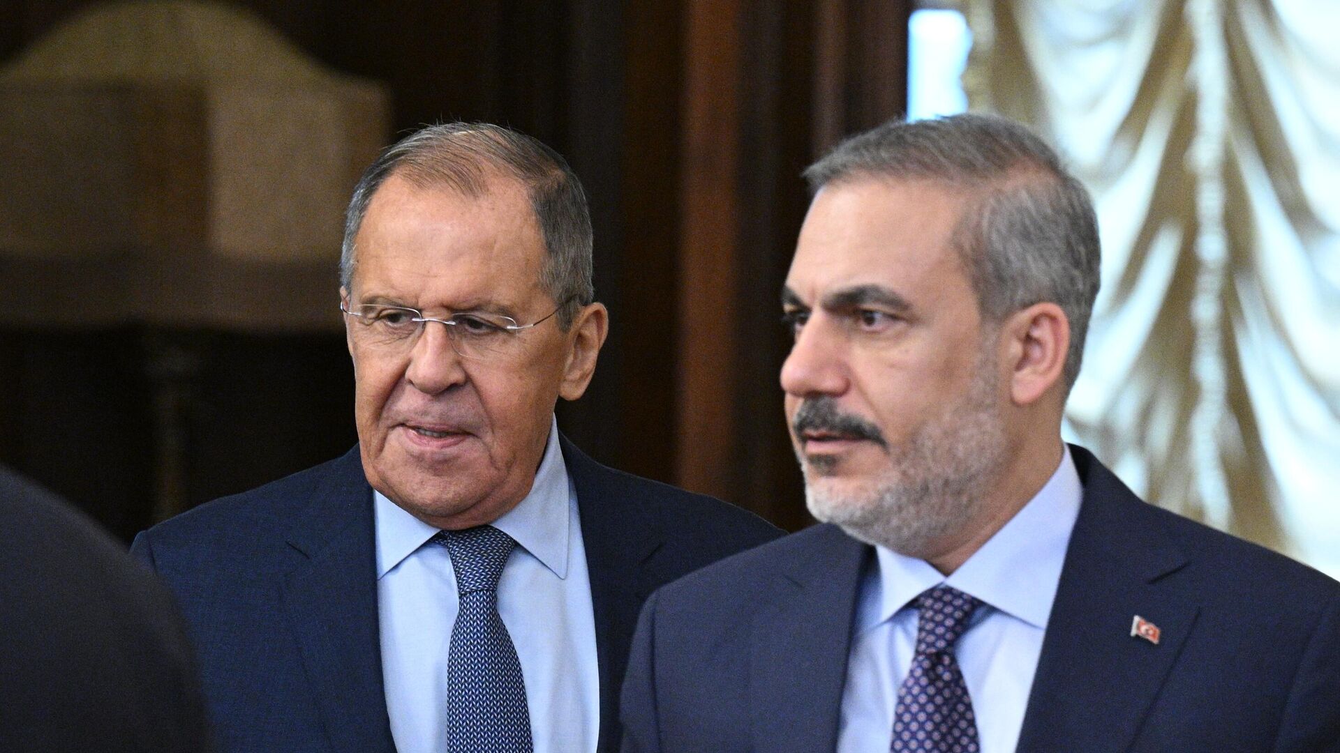 Здание МИД России в Москве, где прошла встреча министров
