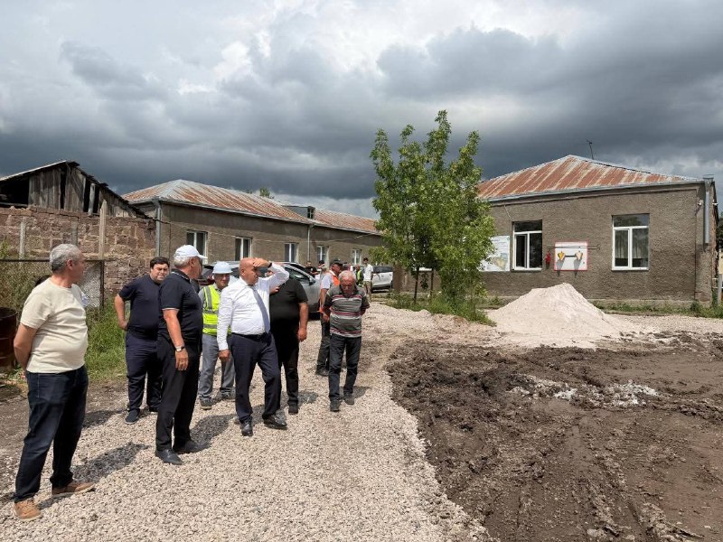 Строительство новой школы в Тавушской области в рамках программы «300 школ, 500 детских садов»