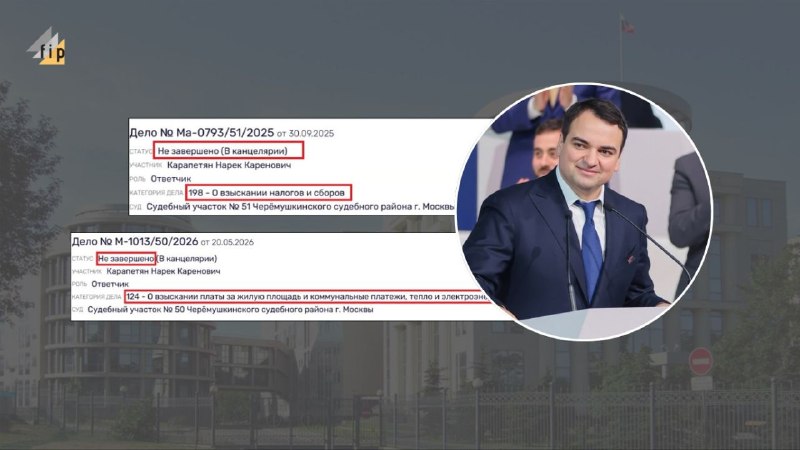 Декларация кандидата в депутаты Нарека Карапетяна для ЦИК в Тавушской области