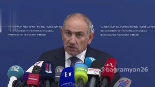 Премьер-министр Армении Никол Пашинян на встрече с главой правительства России
