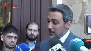 Арам Вардеванян, адвокат Роберта Кочаряна, на пресс-конференции в Тавуше