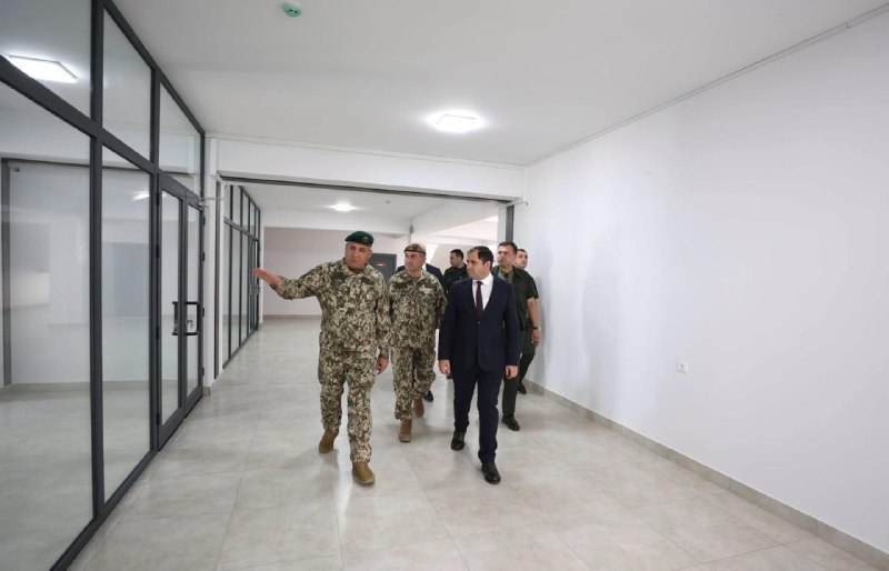 Сурен Папикян на открытии нового корпуса штаба учебного центра в Тавушской области