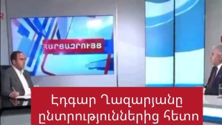 Эдгар Казарян на выборах в Тавушской области