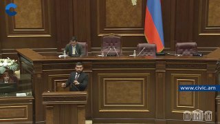 Заседание Национального собрания Армении, депутаты обсуждают закон об избирательных взятках, Тавушская область